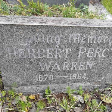 WARREN Herbert Percy 1870-1964