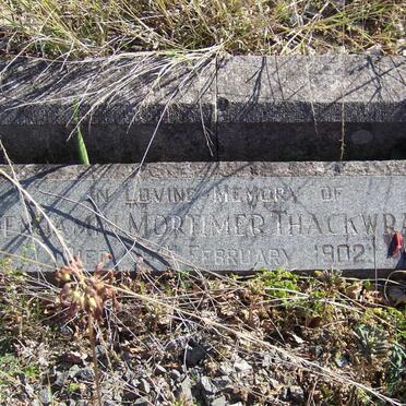 THACKWRAY Benjamin Mortimer -1902