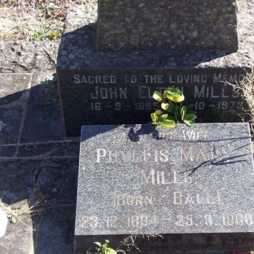 MILLS John Elton 1885-1973 &amp; Phyllis Mary BALL 1894-1988