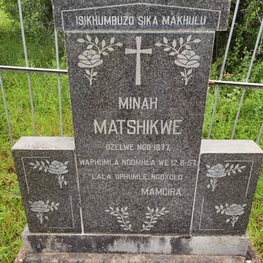 MATSHIKWE Minah 1877-1957