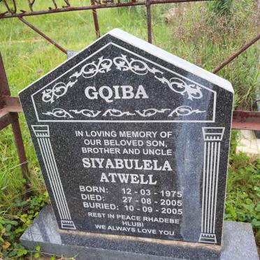 GQIBA Siyabulela Atwell 1975-2005