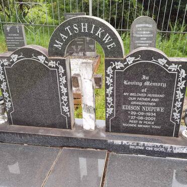 MATSHIKWE Edison Ndipiwe 1934-2001