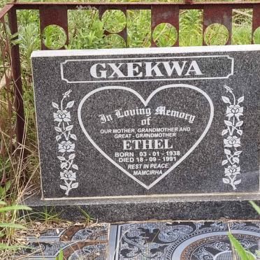 GXEKWA Ethel 1938-1991