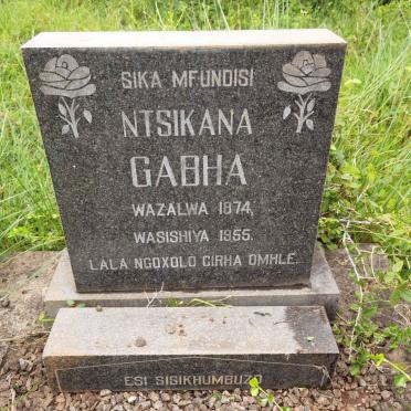 GABHA Ntsikana 1874-1955