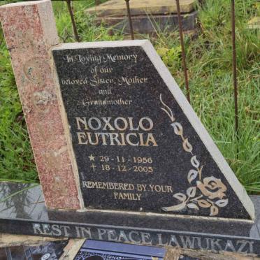 MGCUWA Noxolo Eutricia 1956-2005