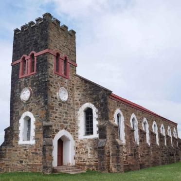 Eastern Cape, KING WILLIAM'S TOWN district, Dimbaza, Pirie Mission Church, cemetery