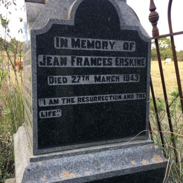 ERSKINE Jean Frances -1943