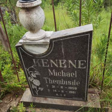 KENENE Michael Thembisile 1958-1981