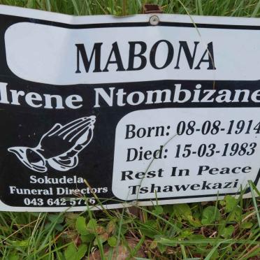MABONA Irene Ntombizanele 1914-1983