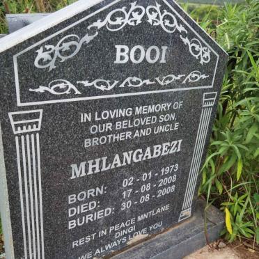 BOOI Mhlangabezi 1973-2008