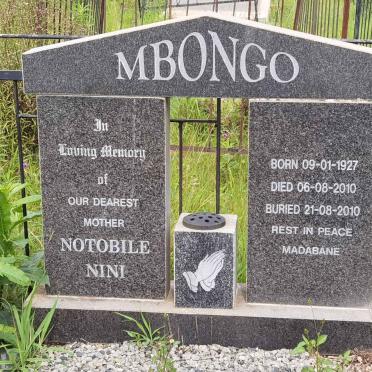 MBONGO Notobile Nini 1927-2010