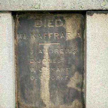 1. 17 TH COMPANY  R.S.M. TOMB - KAFFRARIA