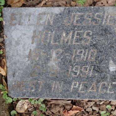 HOLMES Ellen Jessie 1910-1991