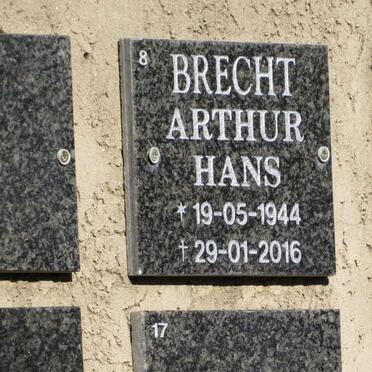 BRECHT Arthur Hans 1944-2016