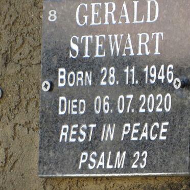 STEWART Gerald 1946-2020