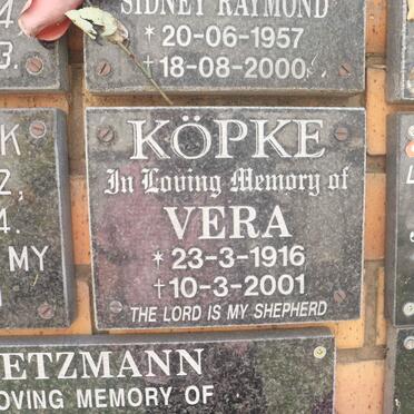 KÖPKE Vera 1916-2001