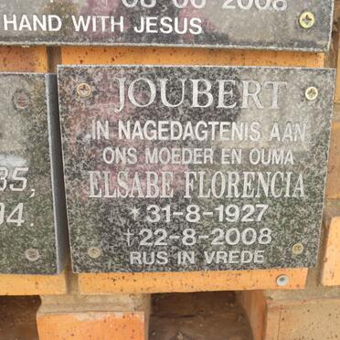 JOUBERT Elsabe Florencia 1927-2008