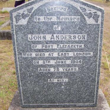 ANDERSON John -1944