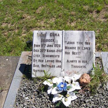 BRIDGER Irene Edna 1928-1948