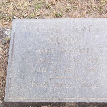 BUSSE Adeline Amelie nee BIRKHOLTZ 1916-1948