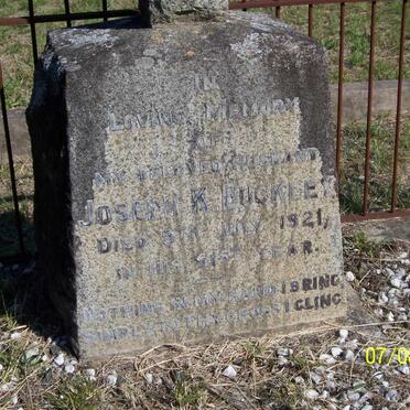 BUCKLEY Joseph F. -1921