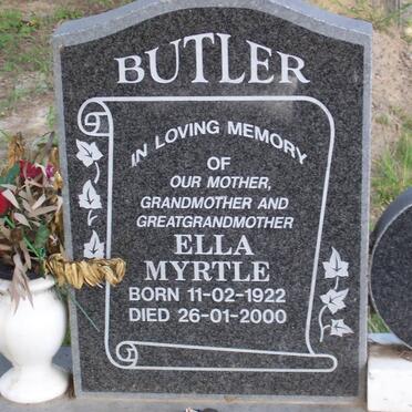 BUTLER Ella Myrtle 1922-2000
