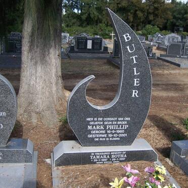 BUTLER Mark Phillip 1960-2001 :: BOTHA Tamara 1997-1997