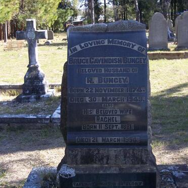 BUNGEY Bruce Cavendish 1874-1949 &amp; Rachel 1881-1954