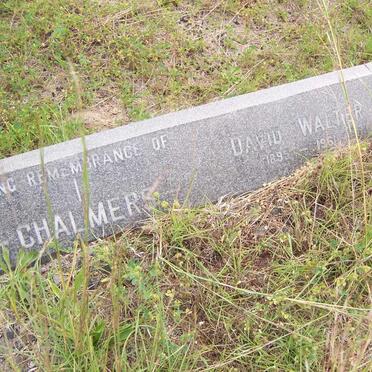 CHALMERS David Walter 1895-1961 &amp; Isabella Marshall 1900-1984
