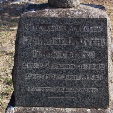 CLUVER Johanne nee GREVE 1842-1924