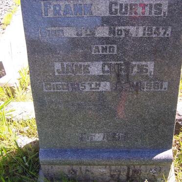 CURTIS Frank -1947 &amp; Jane -1961
