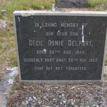 DELPORT Cecil Osnie 1946-1967