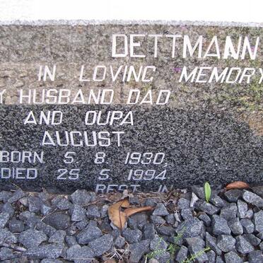 DETTMANN August 1930-1994