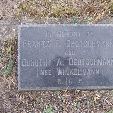 DEUTSCHMANN Frantz F. &amp; Dorothy A. WINKELMANN