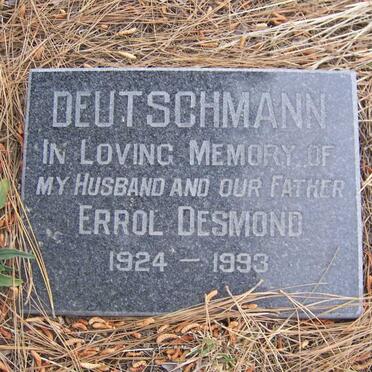 DEUTSCHMANN Errol Desmond 1924-1993