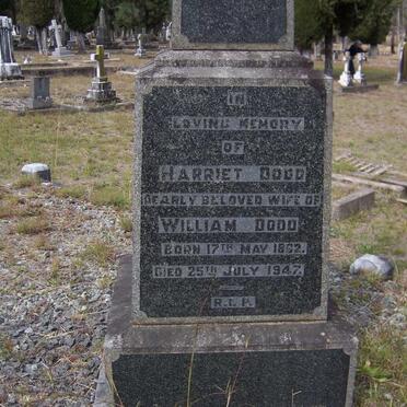 DODD Harriet 1862-1947