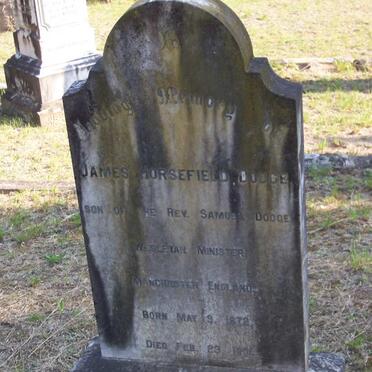 DODGE James Horsefield 1872-1906