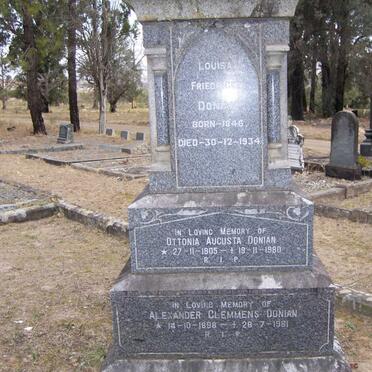 DONIAN Louisa Friedricke 1846-1934 :: DONIAN Alexander Clemmens 1898-1981 :: DONIAN Ottonia Augusta 1905-1980
