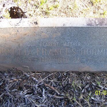 DORMEHL Cornelia Francis 1882-1964