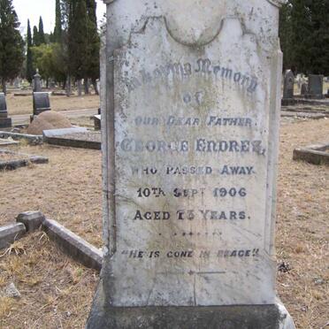 ENDRES George -1906 &amp; Augusta BLUMRICK -1916