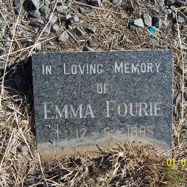 FOURIE Emma 1895 -