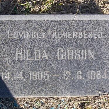 GIBSON Hilda 1905-1984
