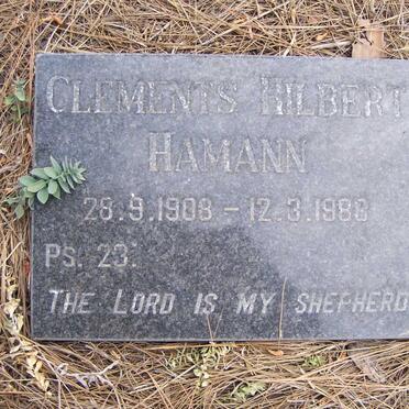 HAMANN Clements Hilbert 1908-1988 