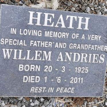 HEATH Willem Andries 1925-2011