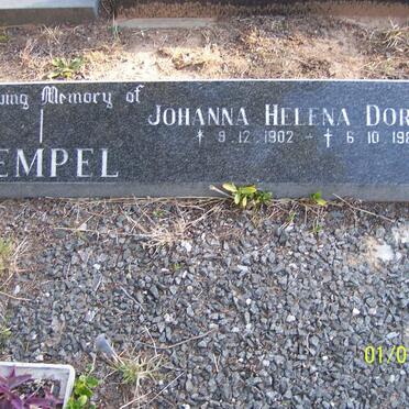 HEMPEL Johanna Helena Dorothy 1902-1982