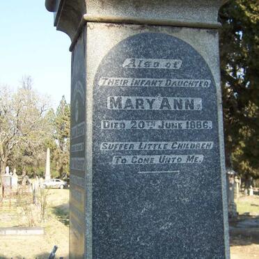 HERBERT Mary Ann -1886