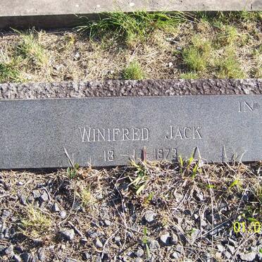 JACK Winifred -1973