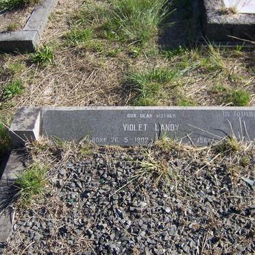 LANDY Violet 1902-1984