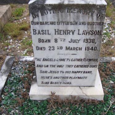 LAWSON Basil Henry 1938-1940