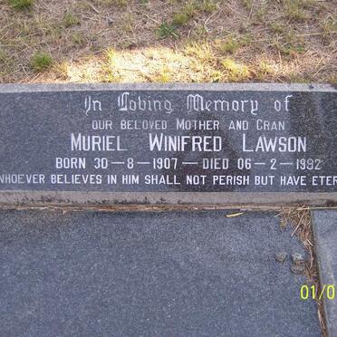 LAWSON Albert Norman 1908-1979 &amp; Muriel Winifred 1907-1992